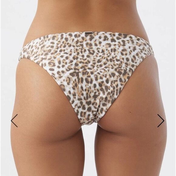 O’NEILL WOMEN’S BIKINI BOTTOM LEO FLAMENCO WITH HI-LEG DESIGN SIZE SMALL NWT - Picture 1 of 9